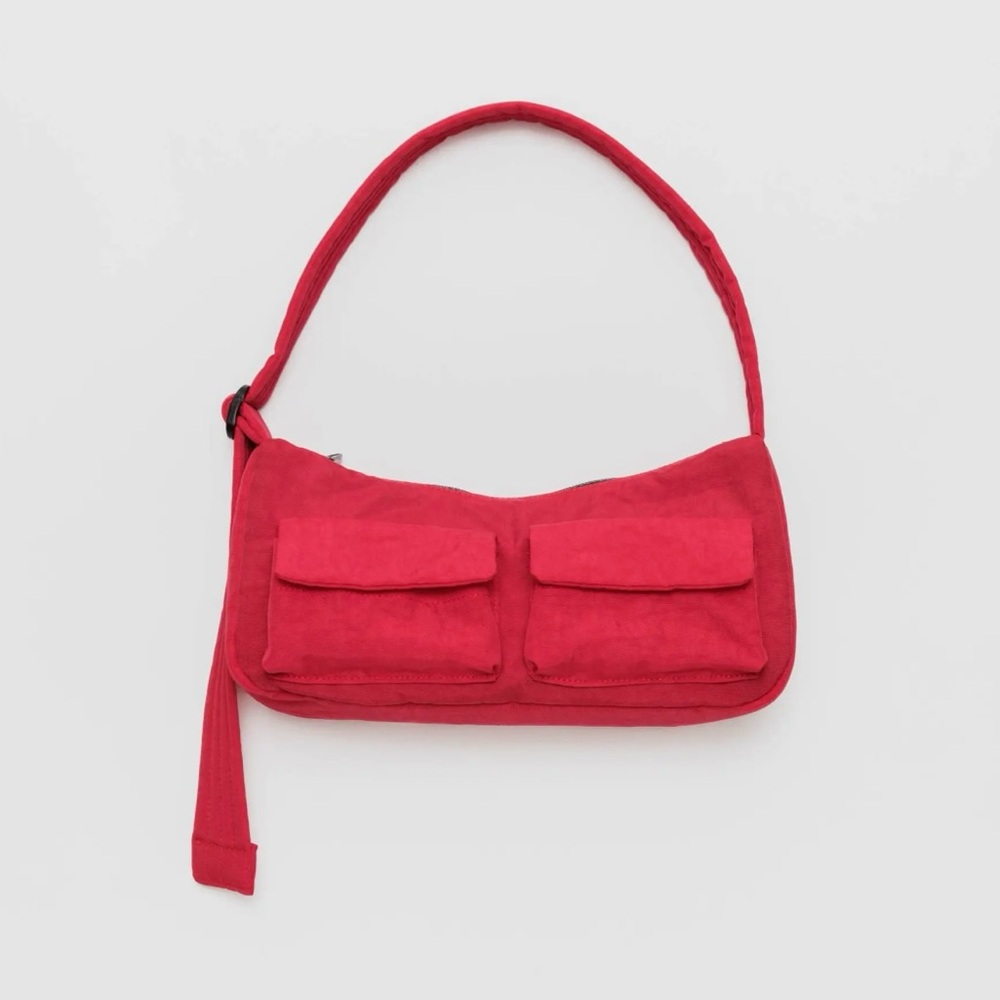 Red Baggu Cargo Shoulder Handbag